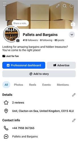 See description pallet - description, of