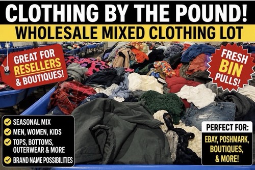 Wholesale clothing lot - lb,